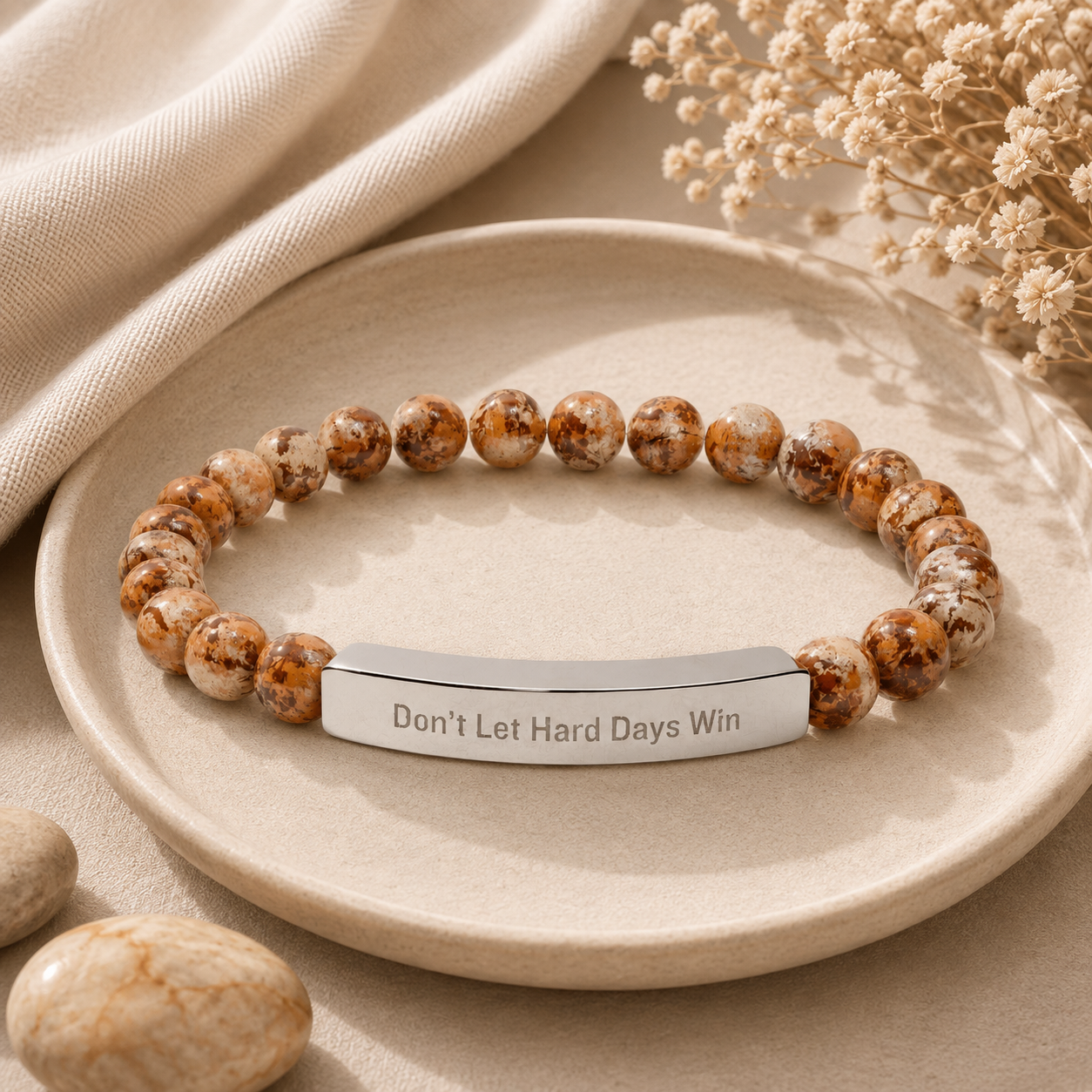 The Keep Going Beaded Bracelet