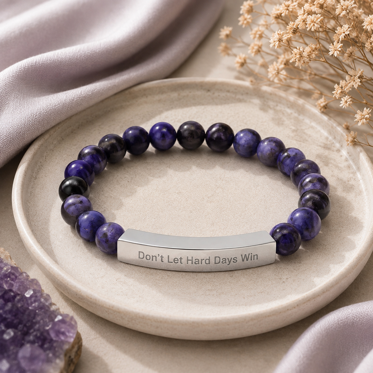 The Keep Going Beaded Bracelet