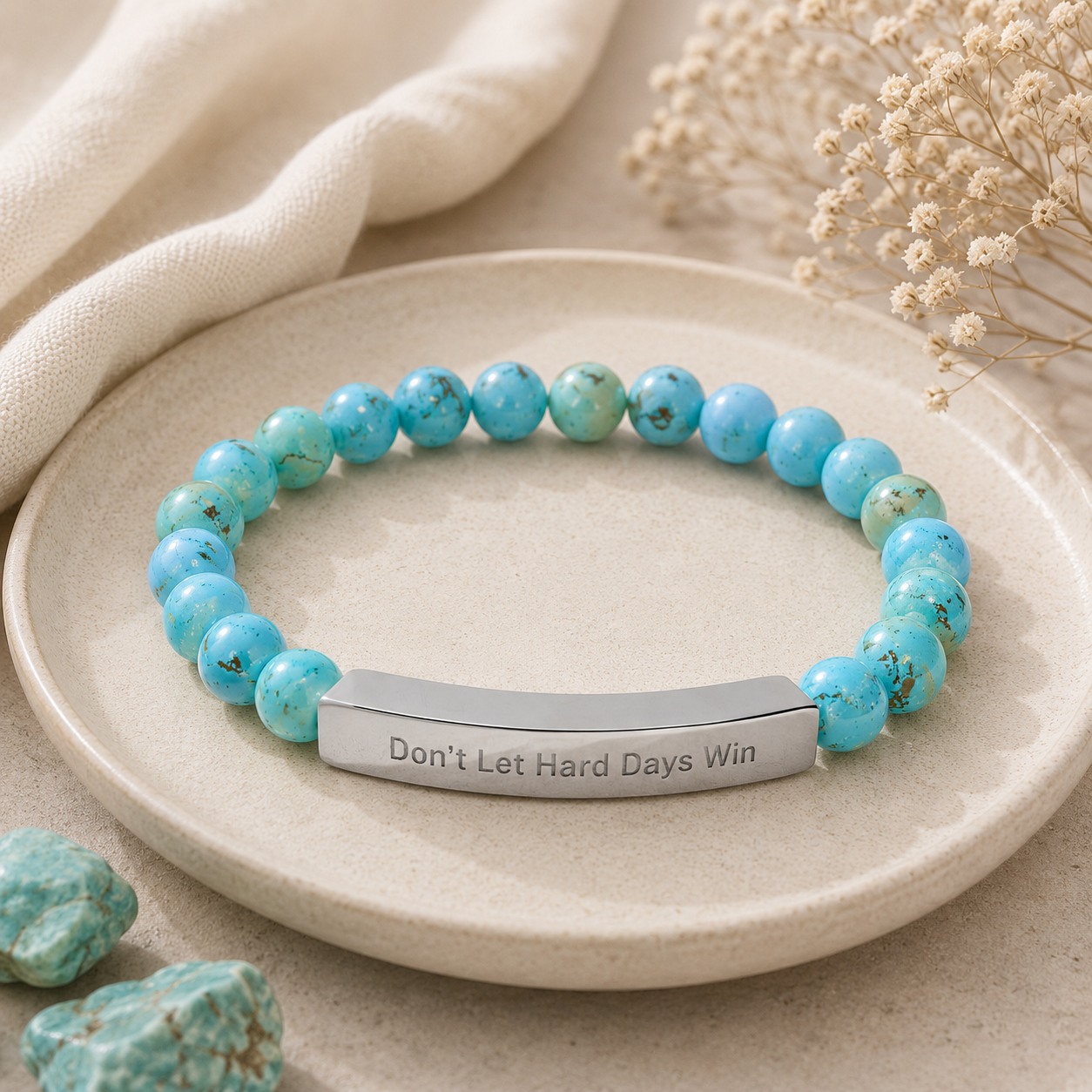 The Keep Going Beaded Bracelet