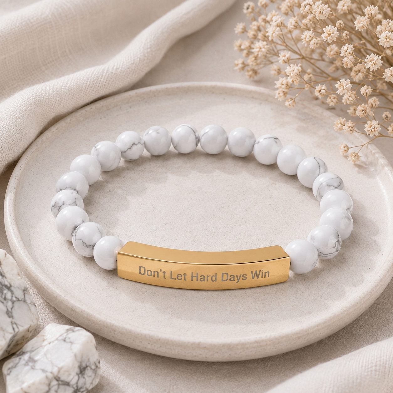 The Keep Going Beaded Bracelet