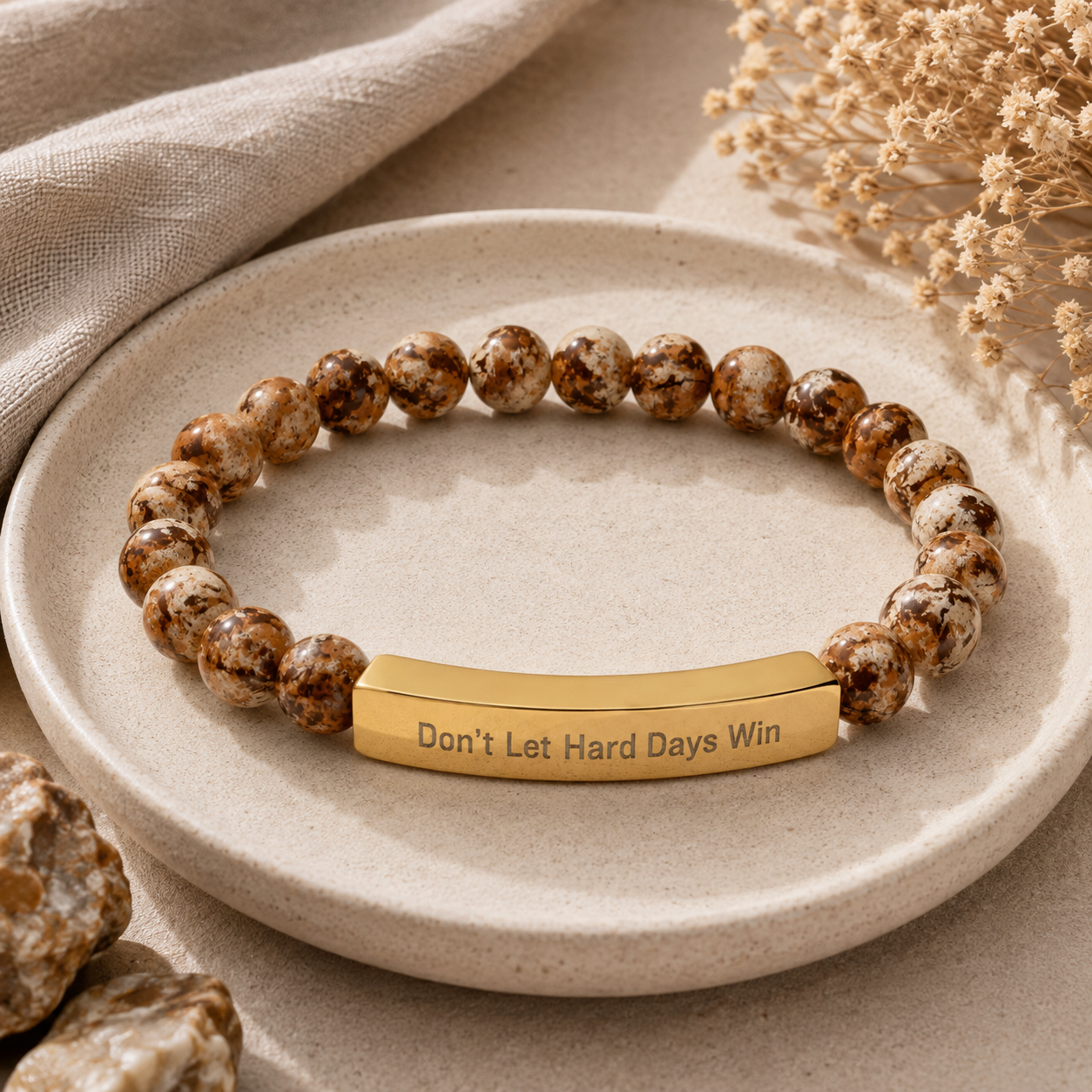 The Keep Going Beaded Bracelet