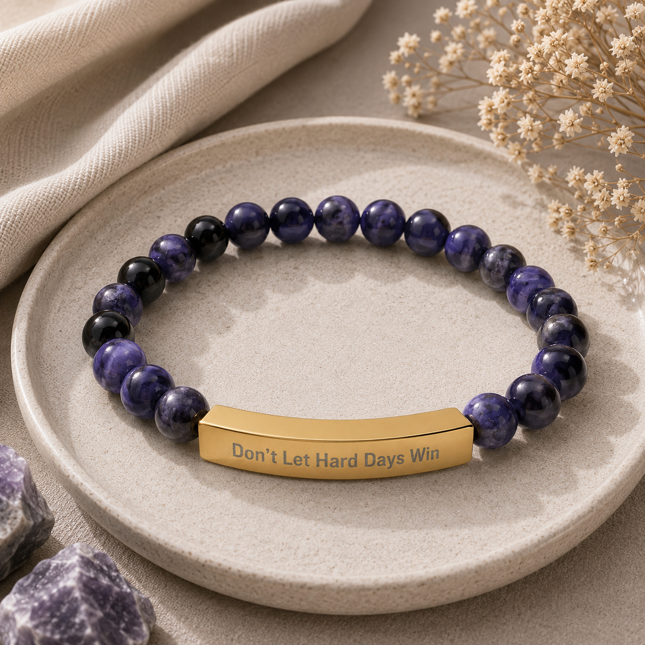 The Keep Going Beaded Bracelet