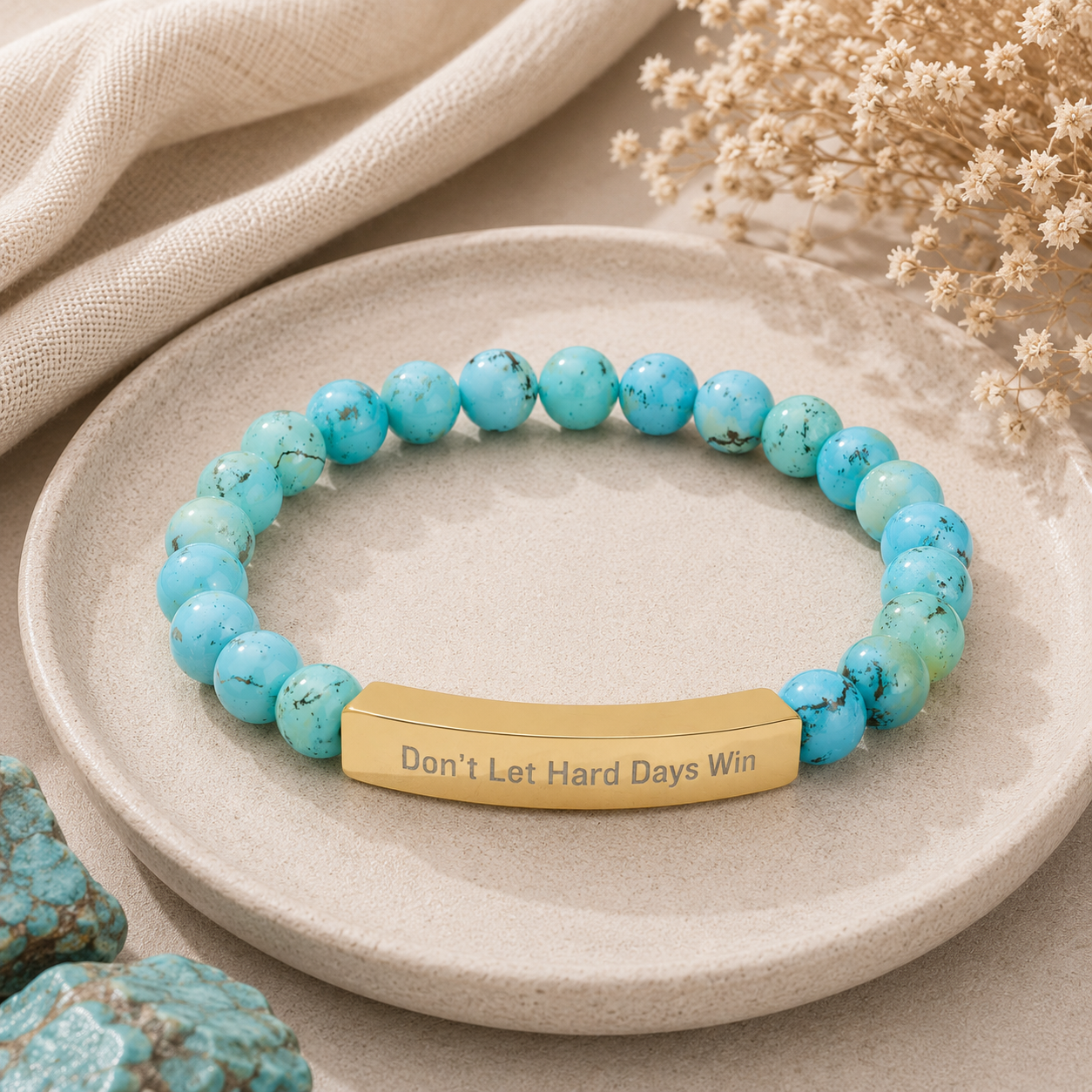 The Keep Going Beaded Bracelet