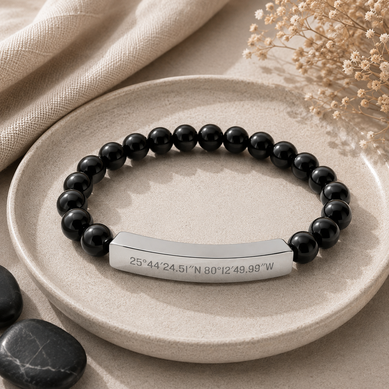The Place I Carry Beaded Bracelet
