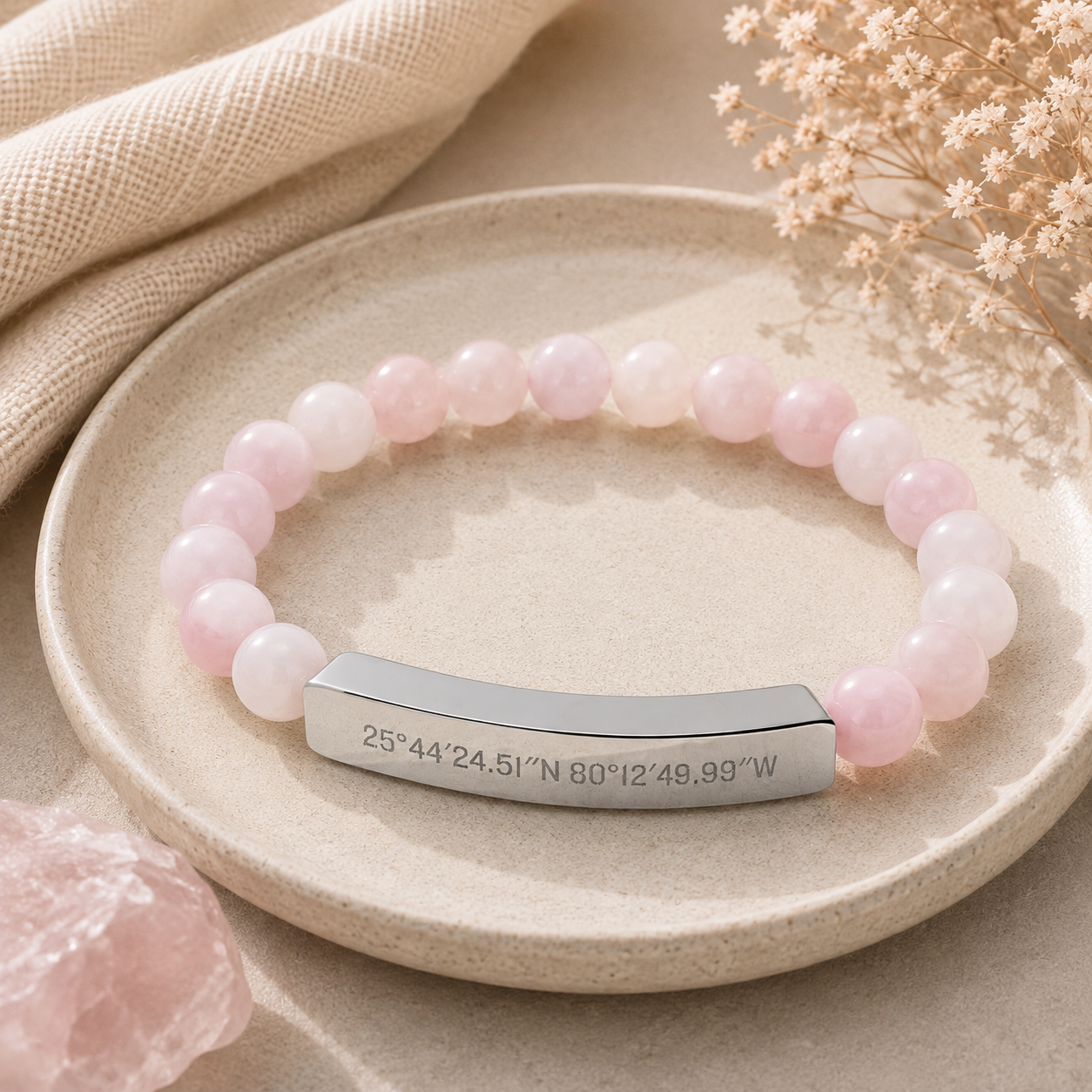 The Place I Carry Beaded Bracelet