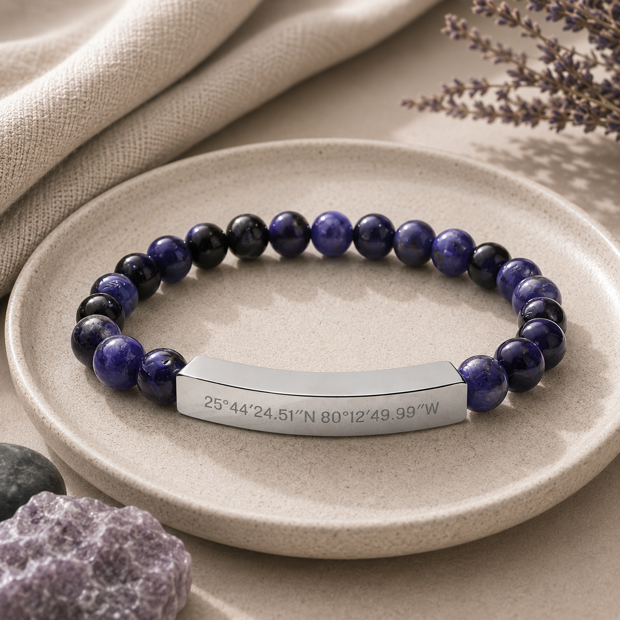 The Place I Carry Beaded Bracelet