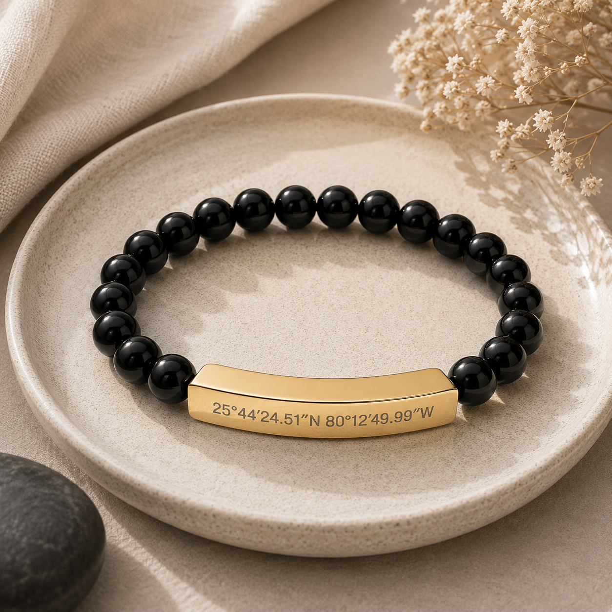The Place I Carry Beaded Bracelet