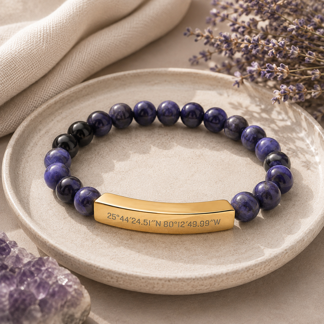 The Place I Carry Beaded Bracelet