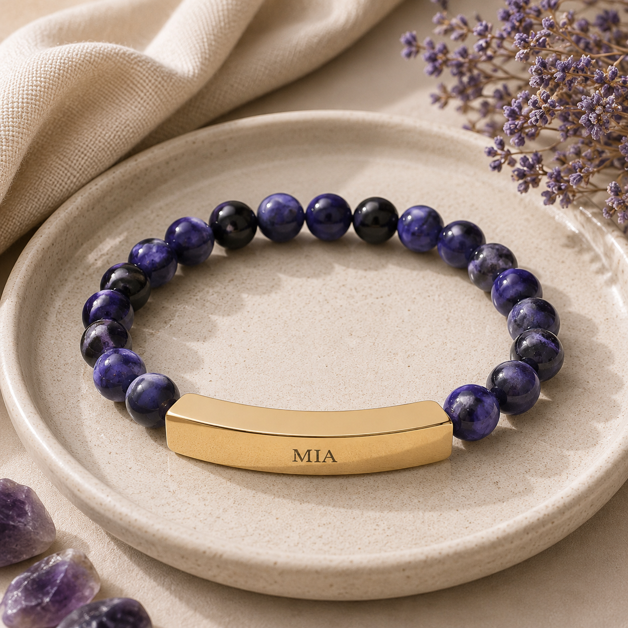 The Name That Matters Beaded Bracelet